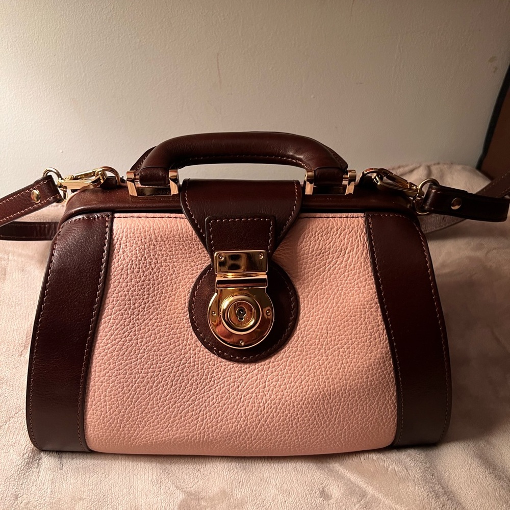 Divina Firenze leather satchel Made in Italy